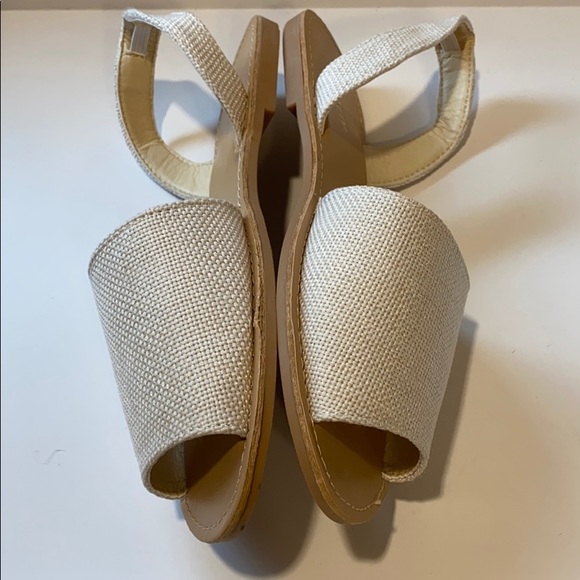 Wanted Brixton White Slip On Flat Sandals New - Picture 9 of 10